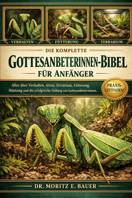Die Komplette Gottesanbeterinnen-Bibel FÃ¼r AnfÃ¤nger: Alles, was Sie Ã¼ber Gottesanbeterinnen wissen mÃ¼ssen: Verhalten und, (Paperback)