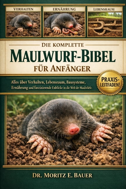 Die Komplette Maulwurf-Bibel FÃ¼r AnfÃ¤nger: Alles, was Sie Ã¼ber MaulwÃ¼rfe wissen mÃ¼ssen: Verhalten und Lebensraum, Bausys, (Paperback)