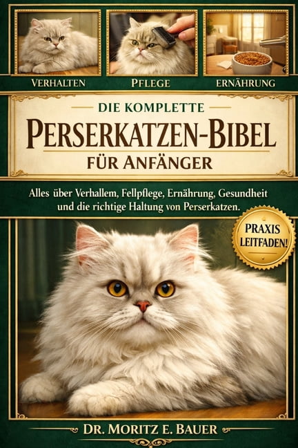 Die Komplette Perserkatzen-Bibel FÃ¼r AnfÃ¤nger: Alles, was Sie Ã¼ber Perserkatzen wissen mÃ¼ssen: Temperament und Verhalten, (Paperback)
