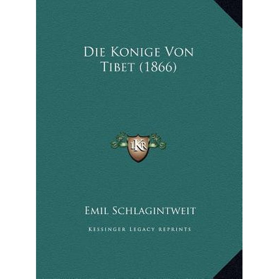 Die Konige Von Tibet (1866) Hardcover