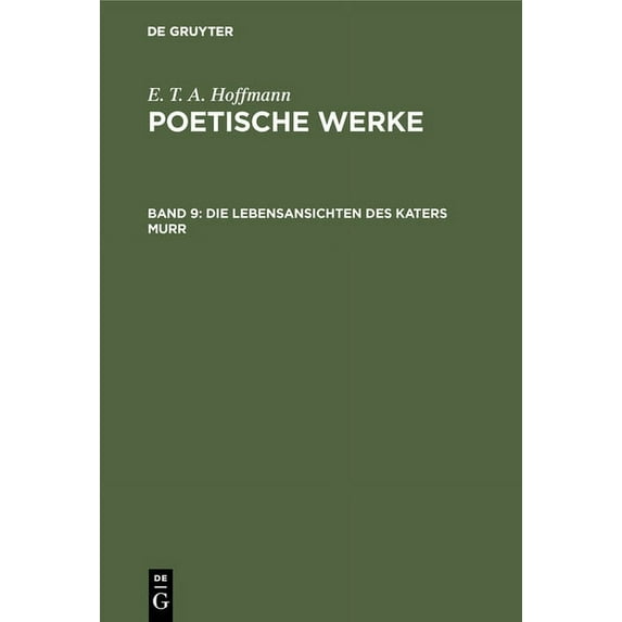 Die Lebensansichten des Katers Murr (Hardcover)