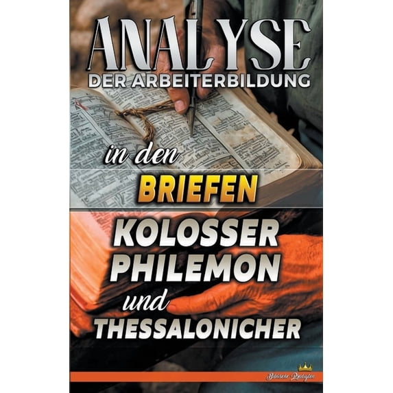 Die Lehre Von der Arbeit In der Bibel Analyse der Arbeiterbildung in den Briefen an die Kolosser, Philemon und Thessaloniche, Book 30, (Paperback)