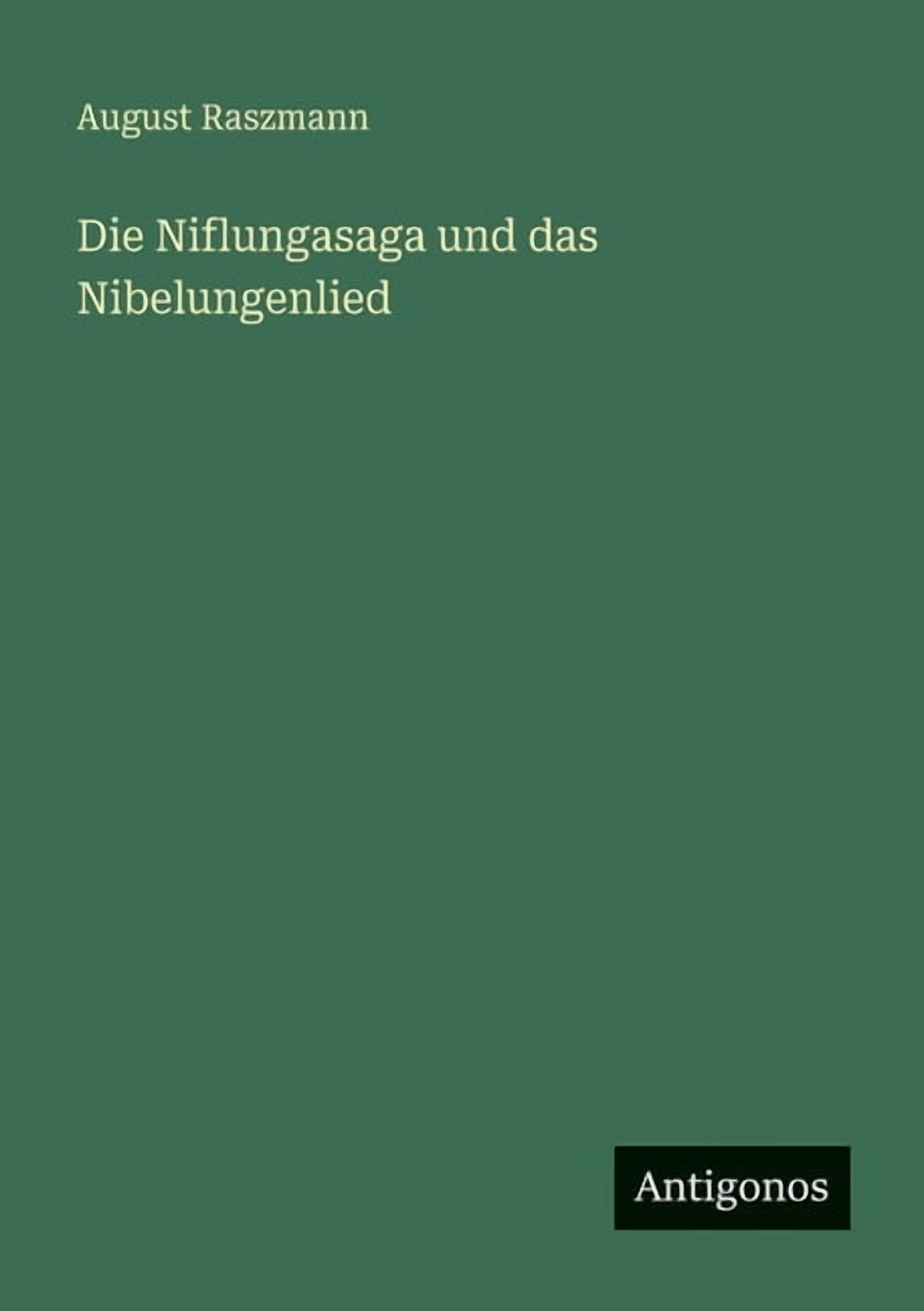 Die Niflungasaga und das Nibelungenlied, (Paperback)