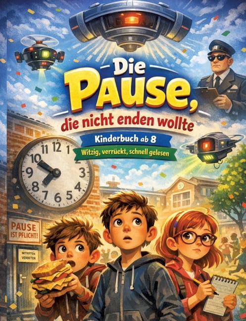 Die Pause, die nicht enden wollte: Kinderbuch ab 8 Witzig, verrÃ¼ckt, schnell gelesen, (Paperback)