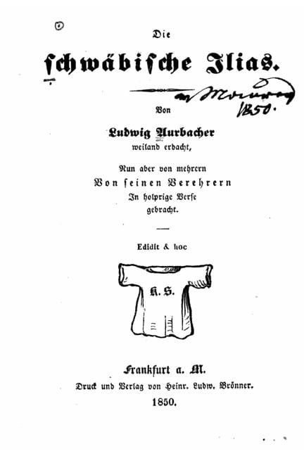 Die schwäbische Ilias (Paperback)