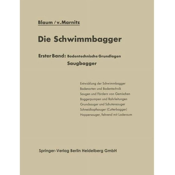 Die Schwimmbagger, (Paperback)