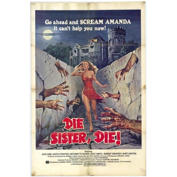 Die, Sister, Die Movie Poster (11 x 17)