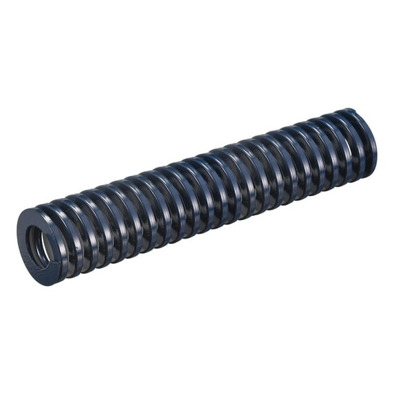 Die Spring, 1 Pack 25mm OD 150mm Long Spiral Stamping Light Load Compression Die Springs, Blue