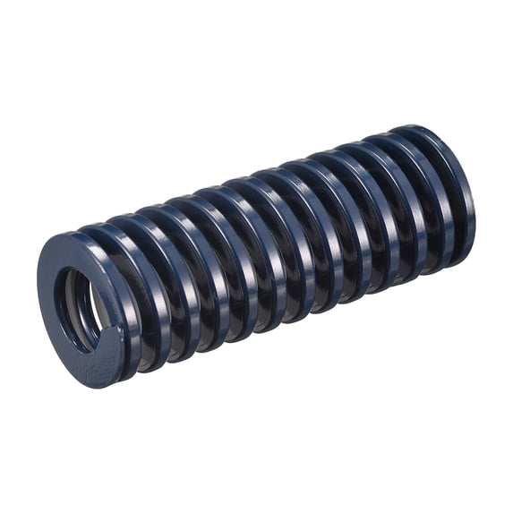 Die Spring, 1 Pack 35mm OD 90mm Long Spiral Stamping Light Load Compression Die Springs, Blue