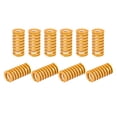 thumbnail image 1 of Die Spring, 10mm OD 20mm Long 10 Pack Stamping Light Load Compression Yellow, 1 of 5