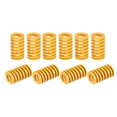 thumbnail image 1 of Die Spring, 18mm OD 30mm Long 10 Pack Stamping Light Load Compression Yellow, 1 of 5