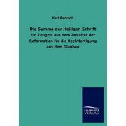 Die Summa der Heiligen Schrift Paperback