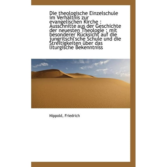 Die Theologische Einzelschule Im Verhaltnis Zur Evangelischen Kirche : Ausschnitte Aus Der Geschicht (Paperback)
