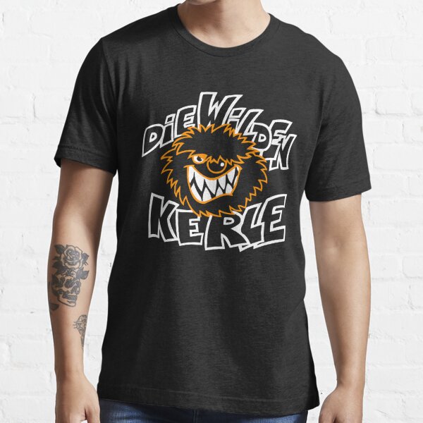 DIE WILDEN KERLE Logo T-Shirt – Orange, Kindergröße 122, Kurzarm