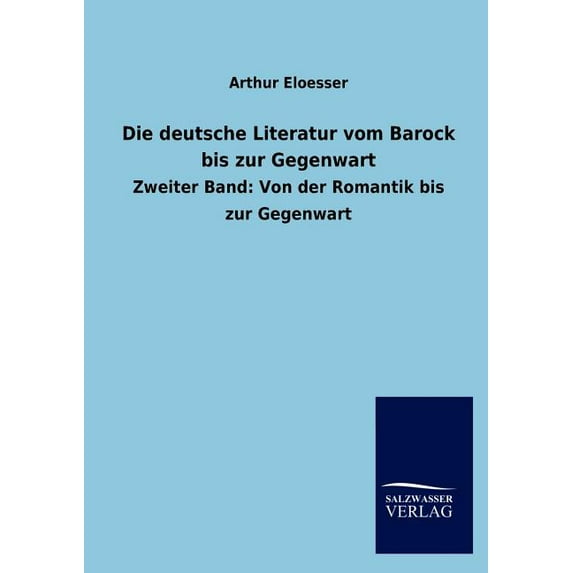 Die deutsche Literatur vom Barock bis zur Gegenwart (Paperback)