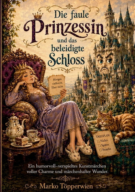 Die faule Prinzessin und das beleidigte Schloss: Ein KunstmÃ¤rchen aus Glimmerwiesen, (Paperback)