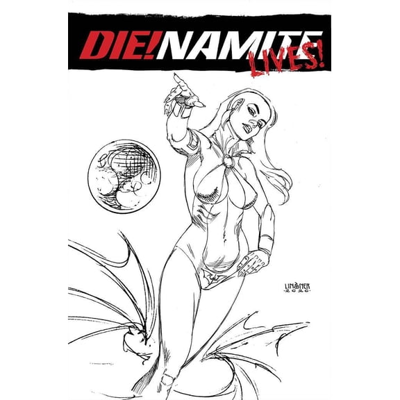 Die!namite Lives #2 Cvr G 20 Copy Incv Linsner Pencil Art Dynamite Comic Book