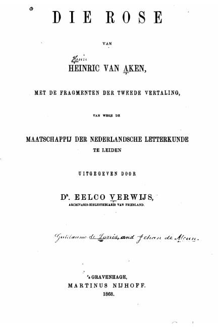 Die rose van Heinric van Aken (Paperback)