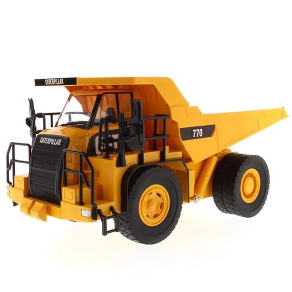 DieCast Masters  1-24 Scale RC Cat 770 Mining Truck, Yellow