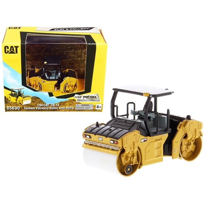 DieCast Masters CAT Caterpillar CB-13 Tandem Vibratory with ROPS Play ...