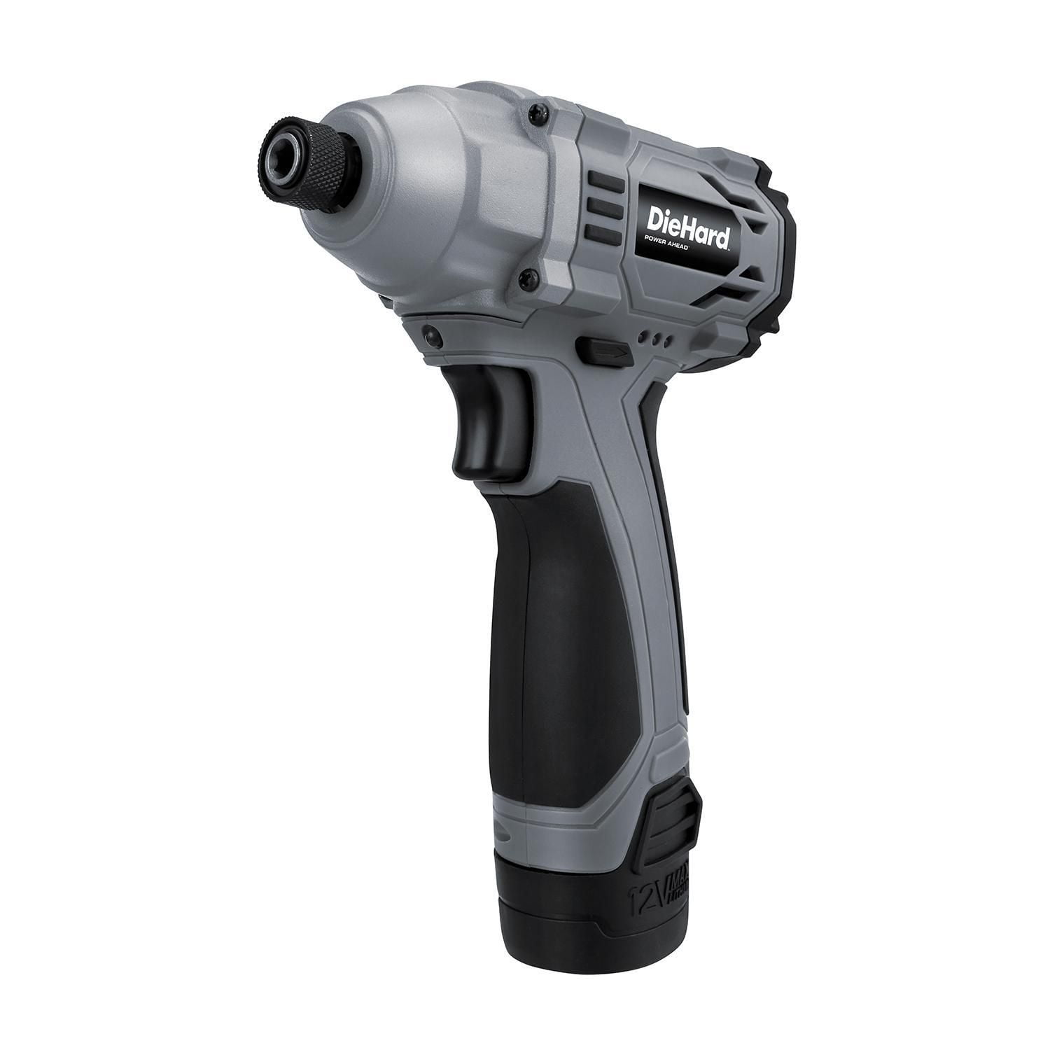 DieHard 1/4" Impact Driver with Quick Release Adapter, 12V