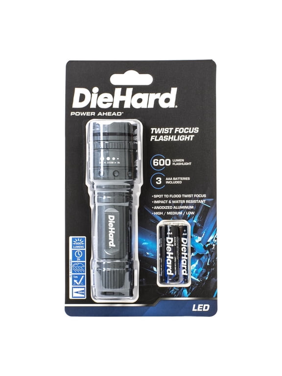 41-6121 600-Lumen Twist Focus Flashlight