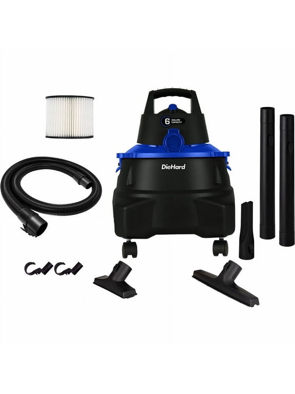 6-Gallon 4.5 HP Wet/Dry Vacuum