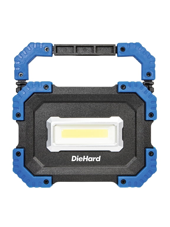 COB LED Rechargeable Utility Work Light & Power Bank Water-Resistant Blue/Black (41-6636)