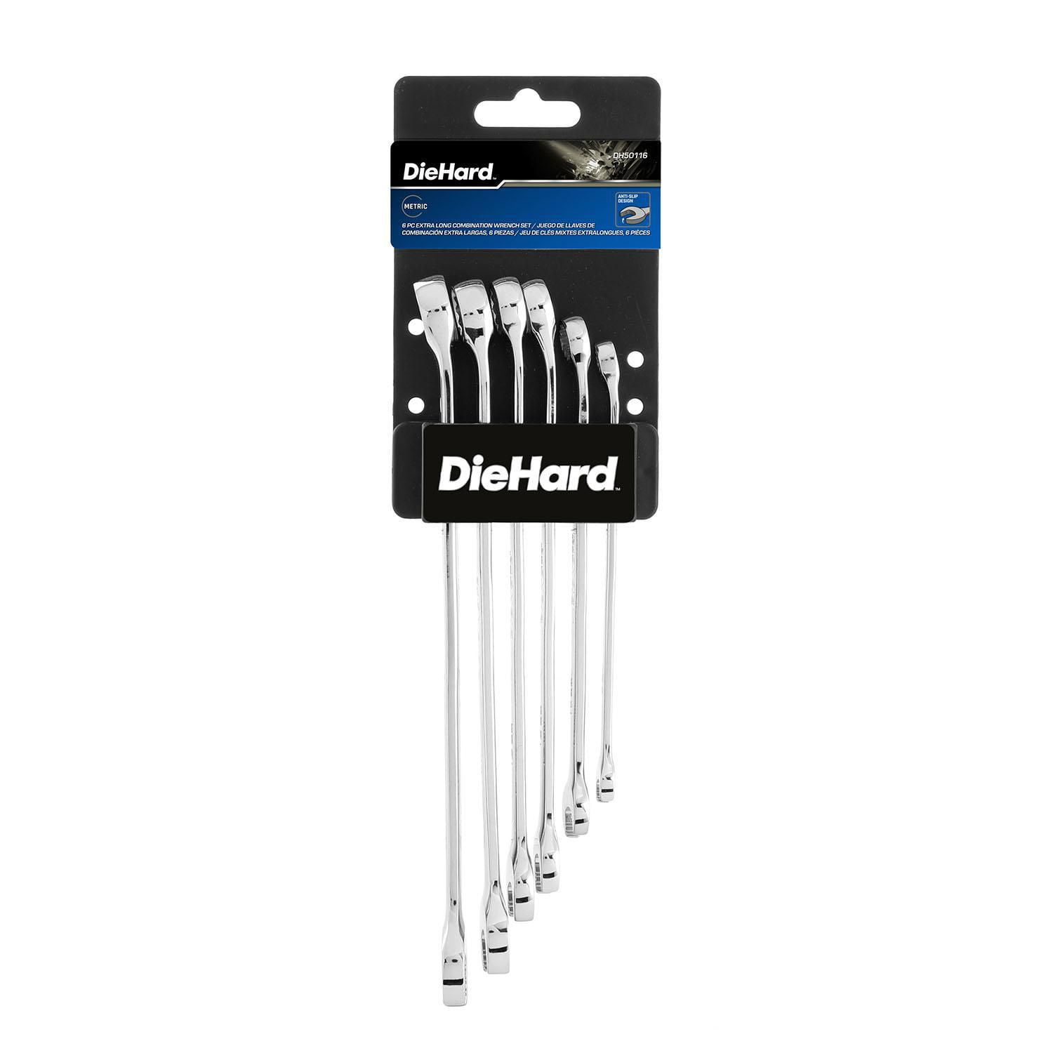 DieHard Extra Long Combination Wrench Set, Metric, 6Piece
