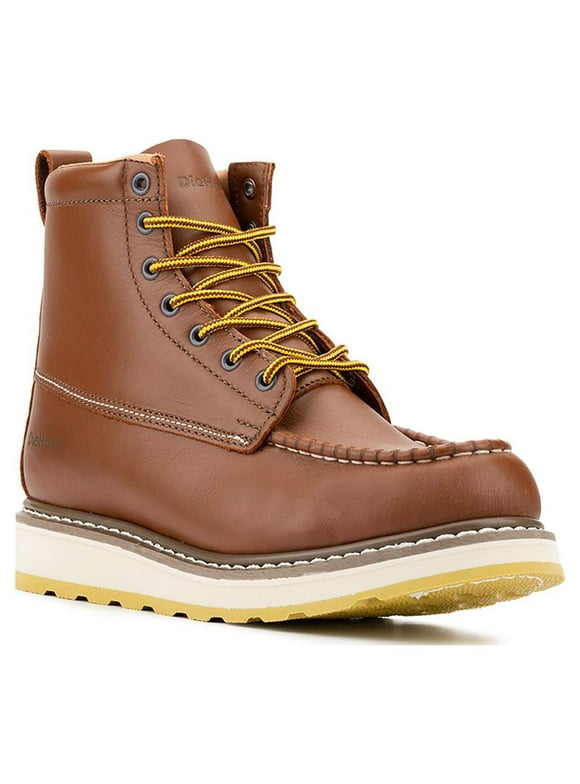 DieHard Men's 6'' Leather Slip Resistant Durability Breathable Soft Toe Work Boots 84994 Size 7