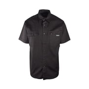 DieHard Mens Shirt Work Twill Resists Short Sleeve Black, Navy, Grey