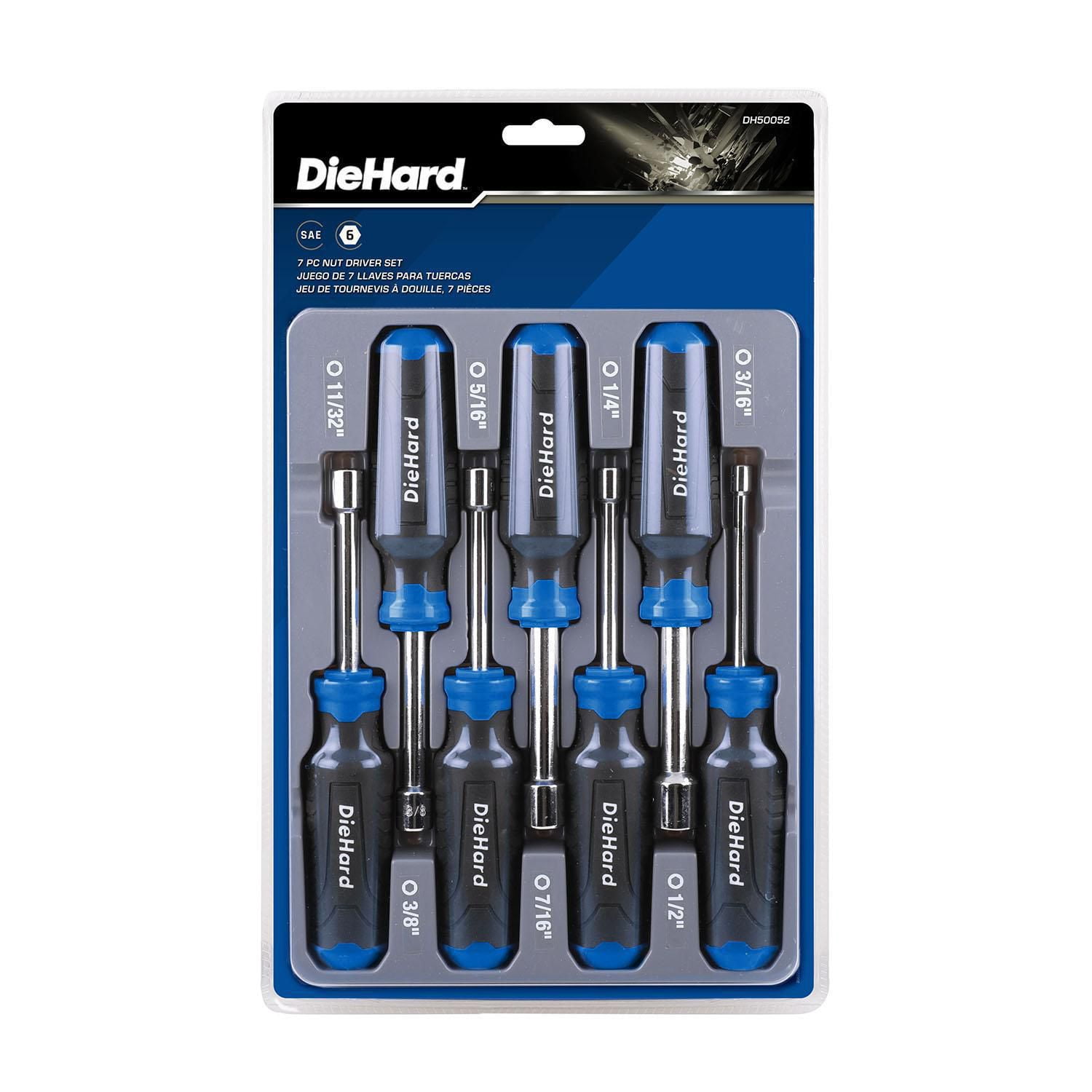 DieHard Nut Driver Set, SAE, 7Piece