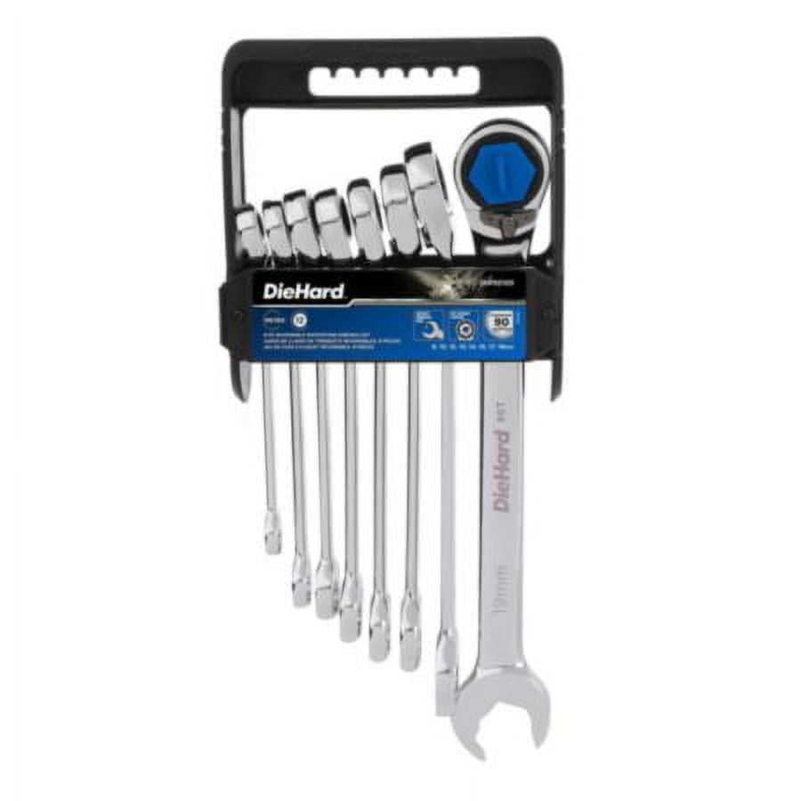 DieHard Reversible Ratcheting Wrench Set, Metric, 8Piece