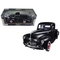 thumbnail image 1 of 1940 Ford Pickup Matt Black 1/18 Diecast Model Car by Motormax, 1 of 1