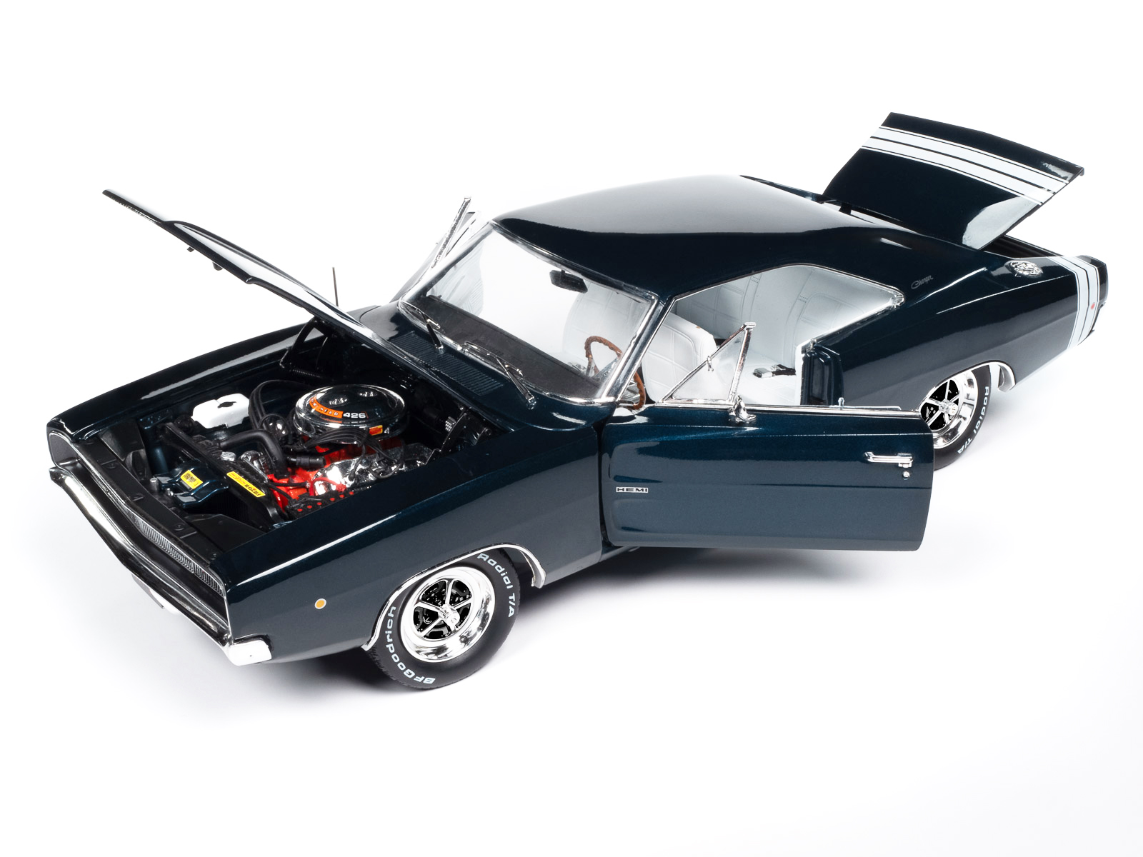 希少❗️ auto world 1968 ダッジ チャージャー R/T　1：18 1/18 '68 Dodge Charger RT Auto World Unboxing & Review of