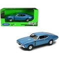 thumbnail image 1 of 1968 Oldsmobile 442 Blue Metallic 1/24 Diecast Model Car by Welly, 1 of 1
