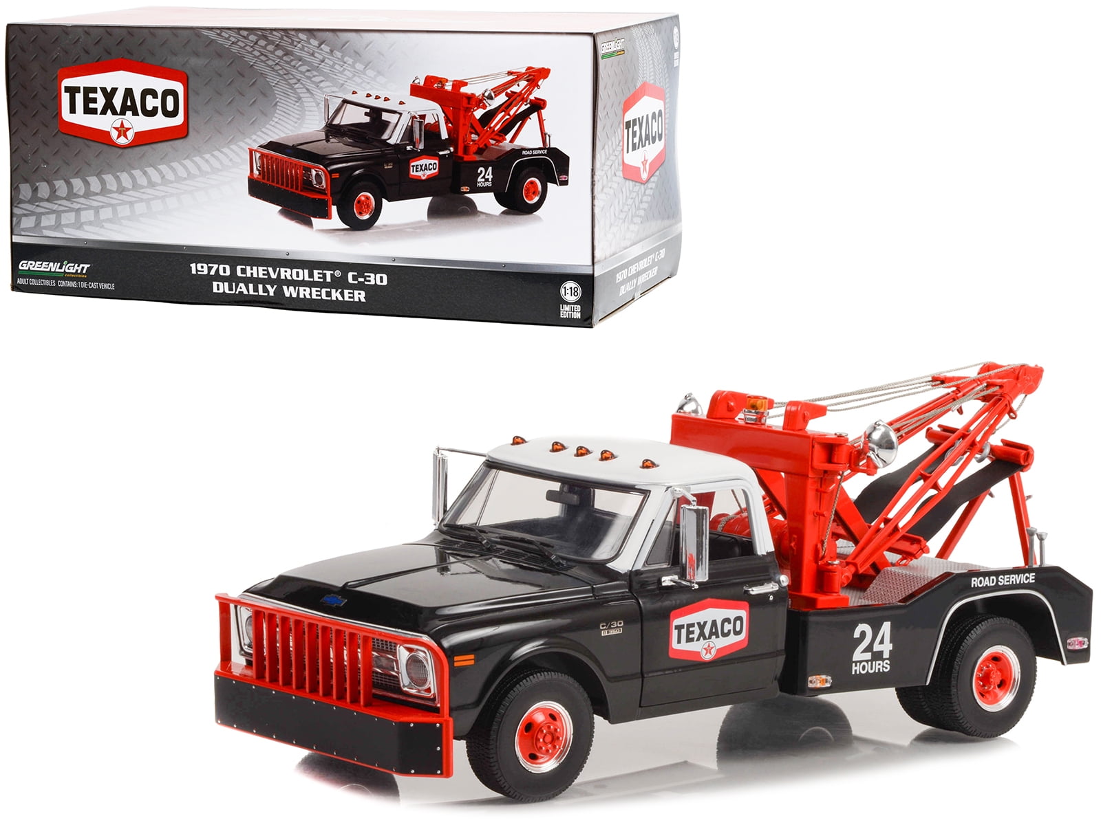Diecast 1970 Chevrolet C-30 Dually Wrecker Tow Truck 