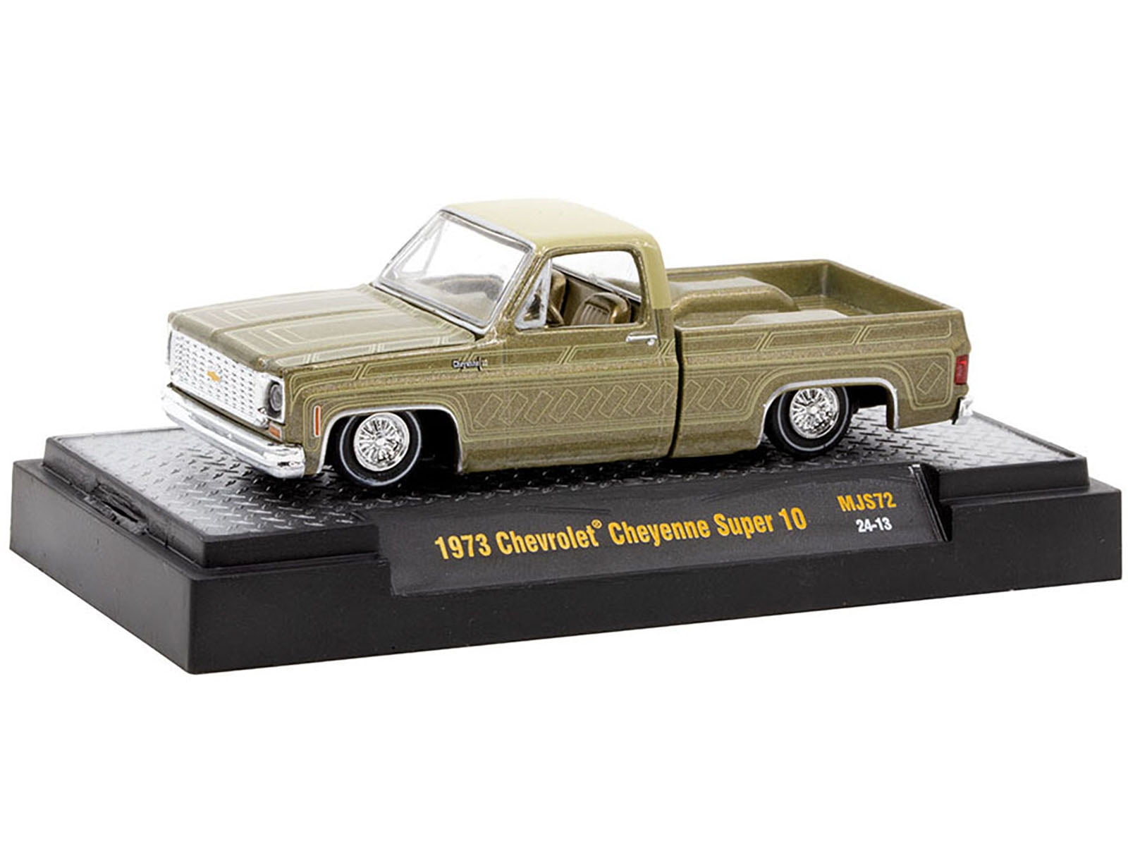 Diecast 1973 Chevrolet Cheyenne Super 10 Pickup Truck Gold