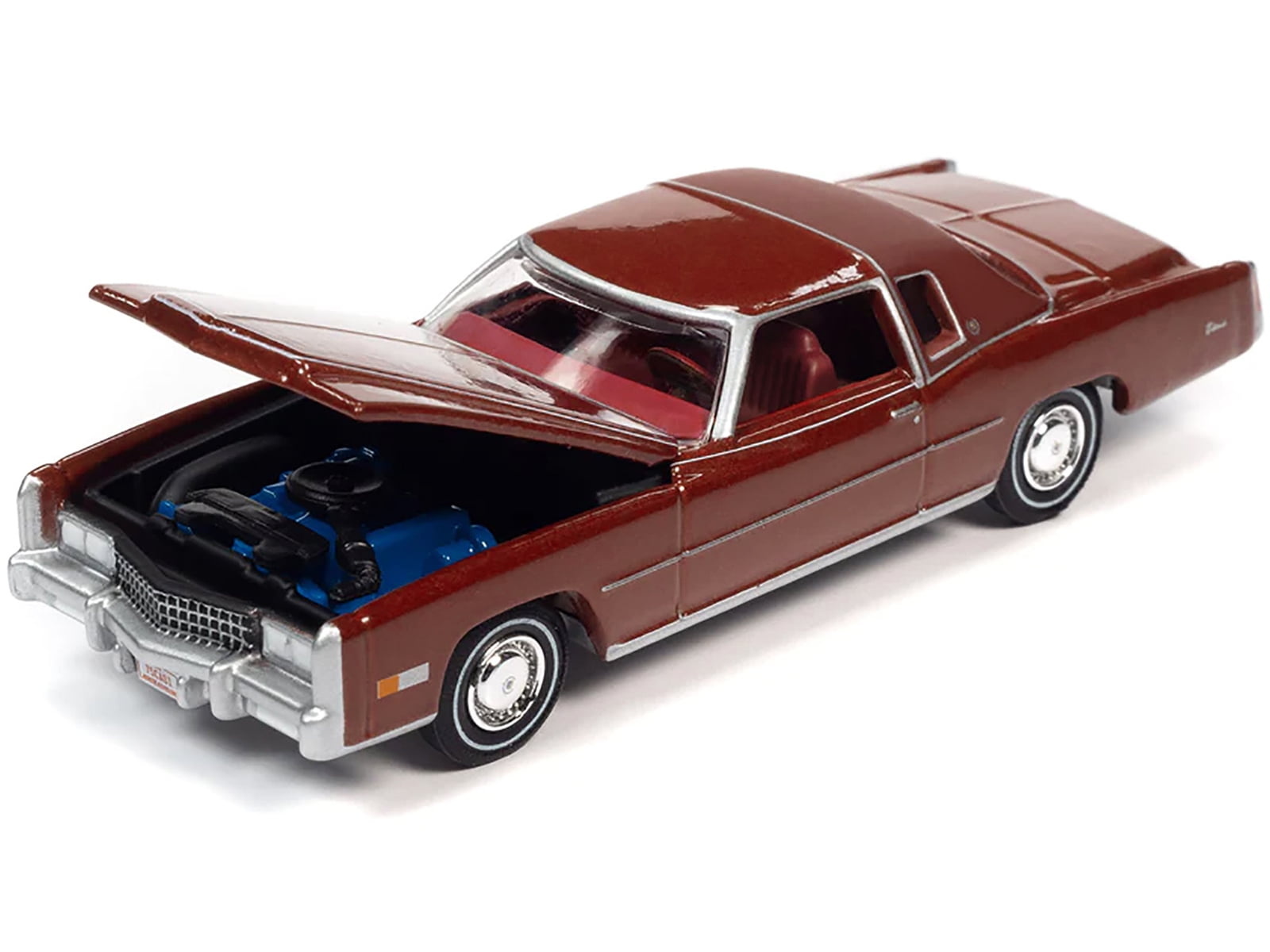 Diecast 1975 Cadillac Eldorado Firethorn Red Metallic with