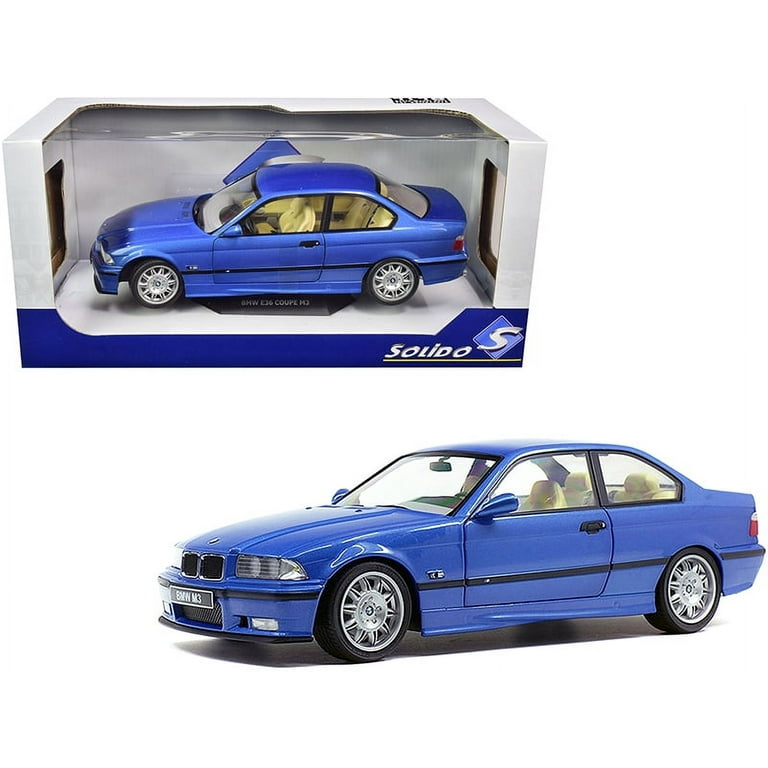 Diecast 1994 BMW E36 M3 Blue Estoril Metallic 1 18 Diecast Model Car by Solido Walmart