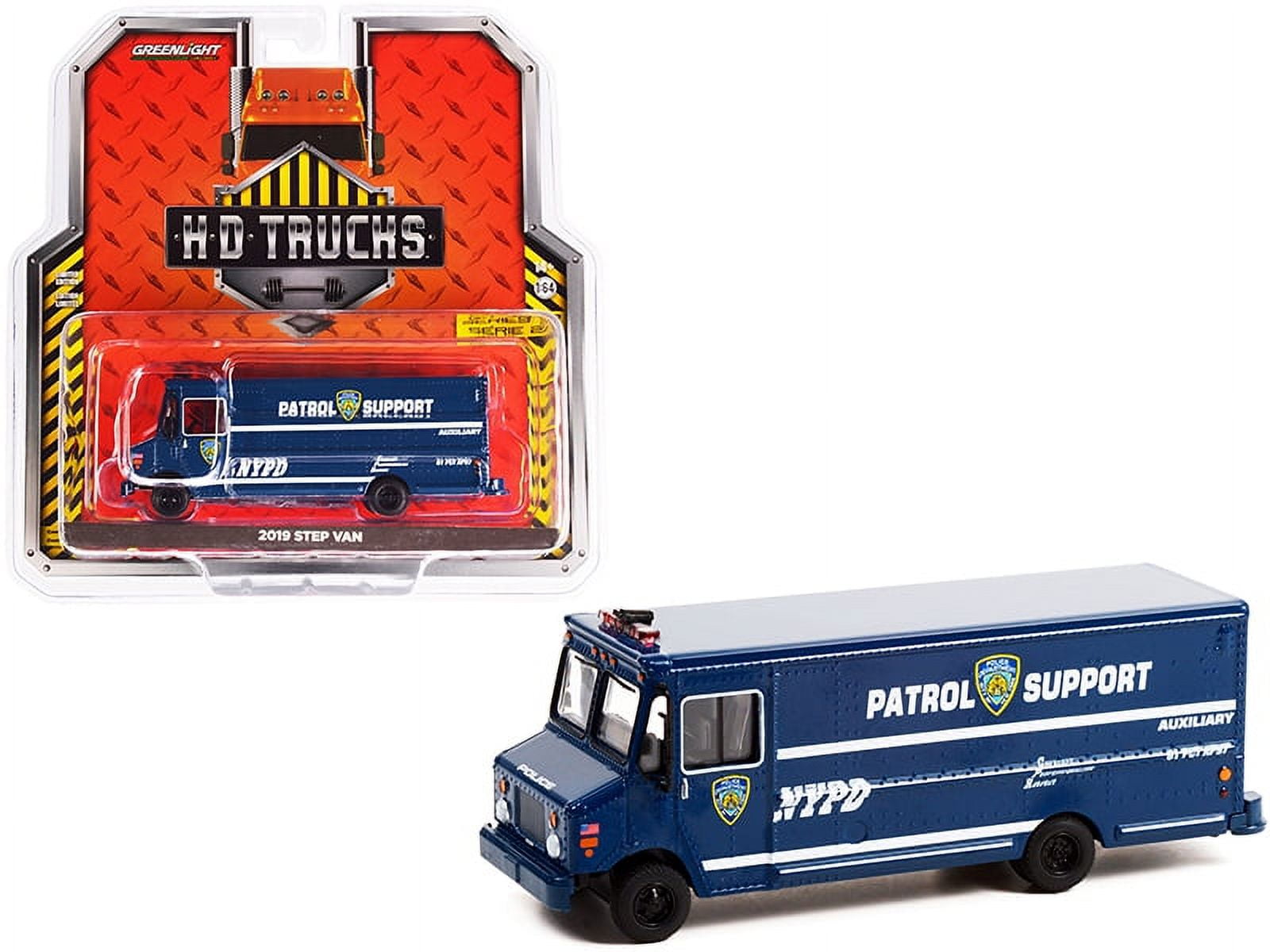 Diecast 2019 Step Van Dark Blue Auxiliary Patrol Support