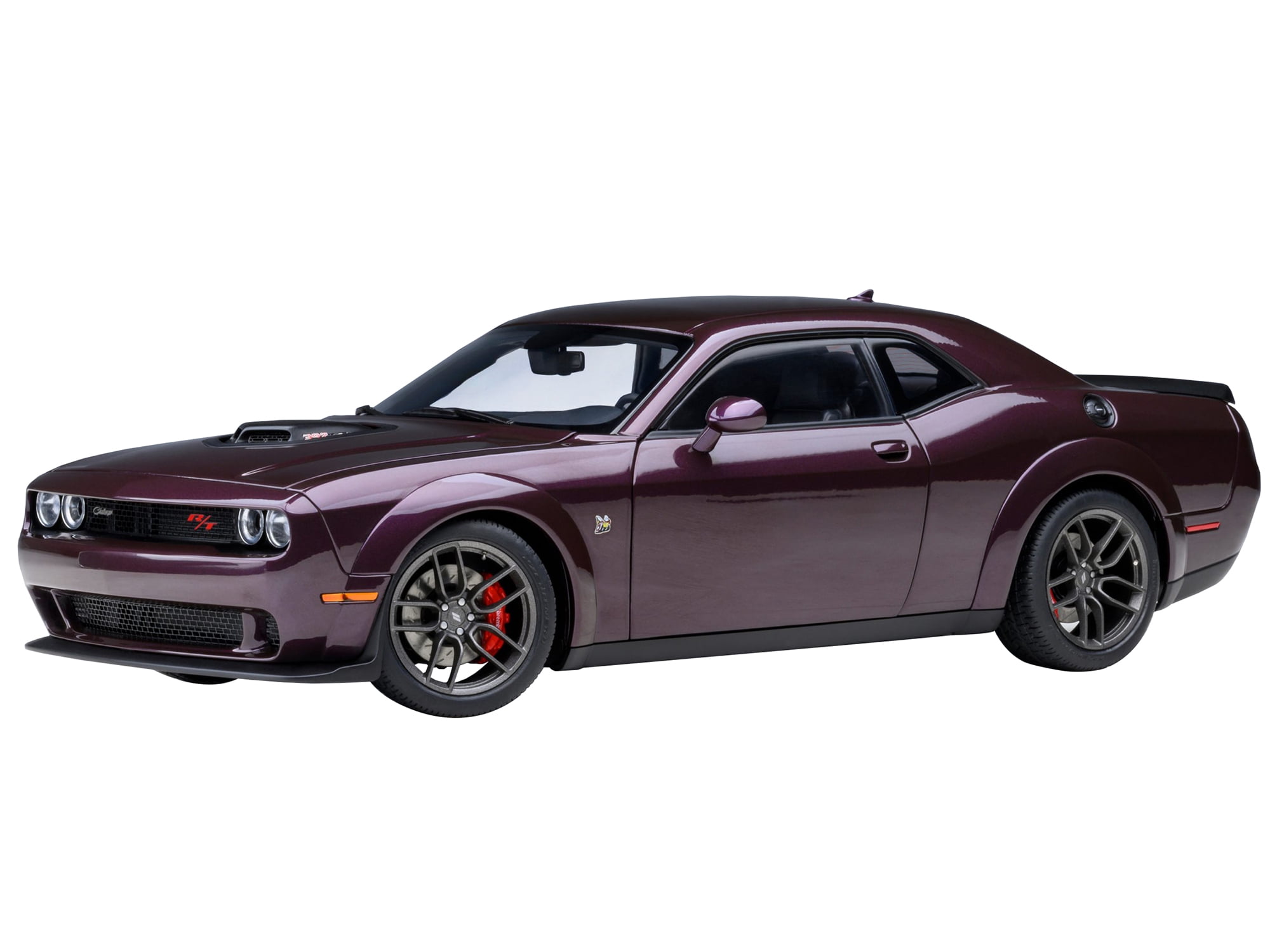 Diecast 2022 Dodge Challenger R/T Scat Pack Widebody Sinamon Stick Orange 1/18 Model Car by Autoart