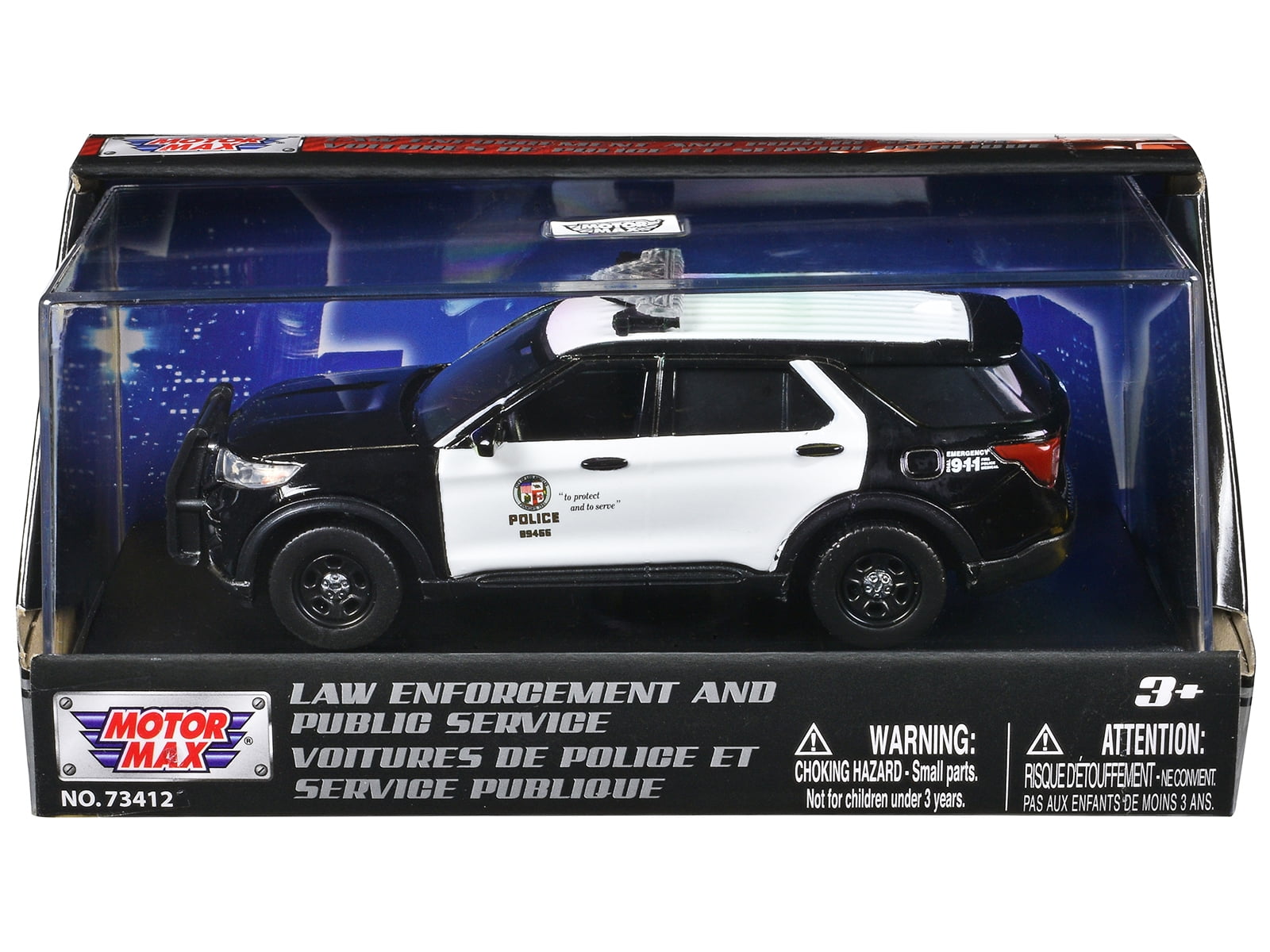 Diecast 2022 Ford Police Interceptor Utility "LAPD (Los Angeles Police