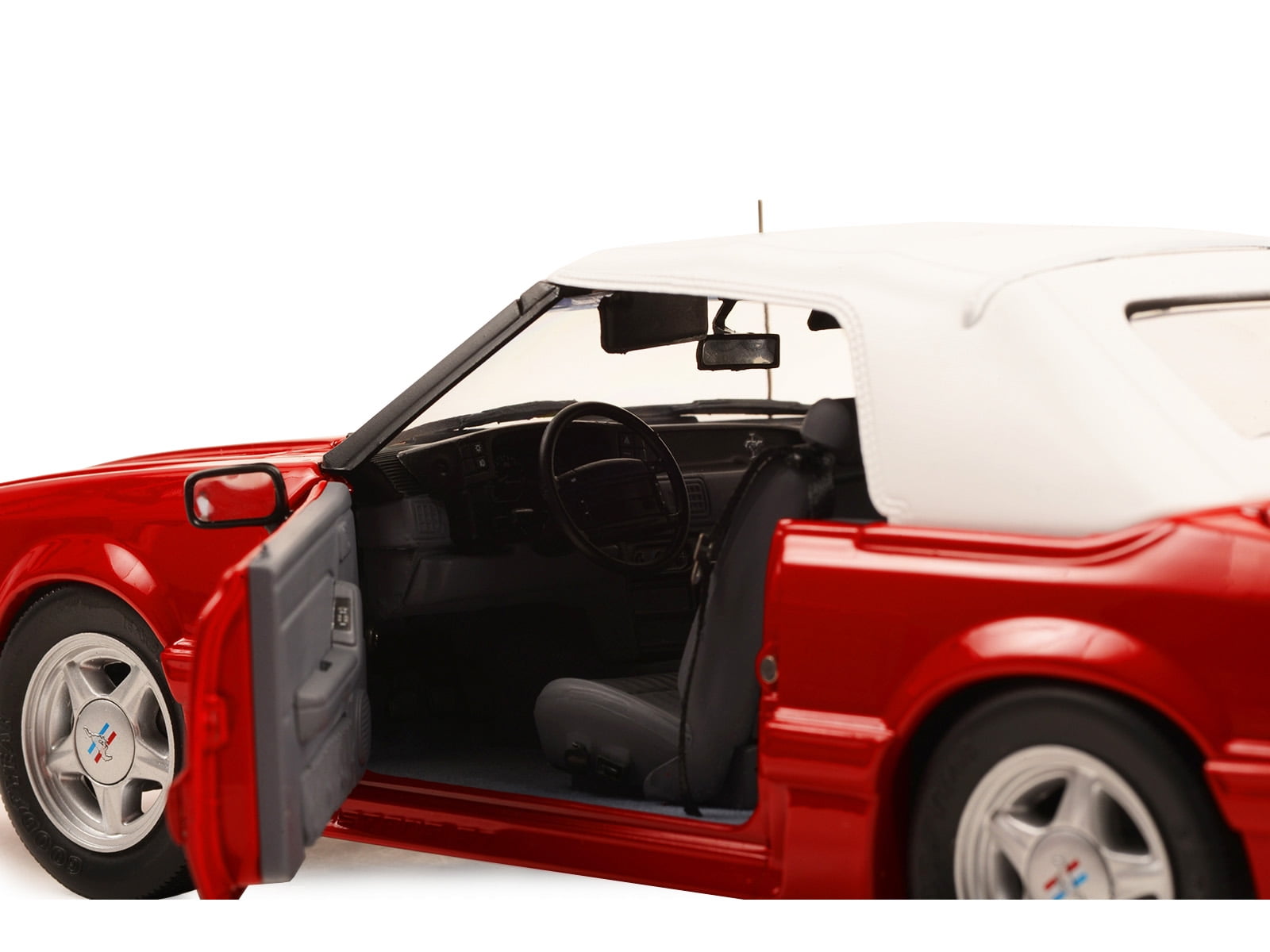 Diecast Axel Foley's 1991 Ford Mustang GT Convertible Red Diecast Axel Foley's 1991 Ford Mustang GT Convertible Red