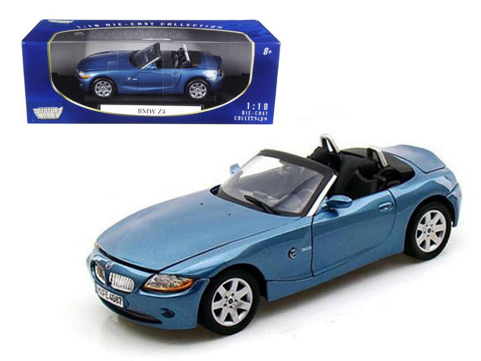 （送料込み）BMW Z4 1/18スケールモデル BMW Z4 Convertible Blue 1/18 Diecast Model Car by Motormax