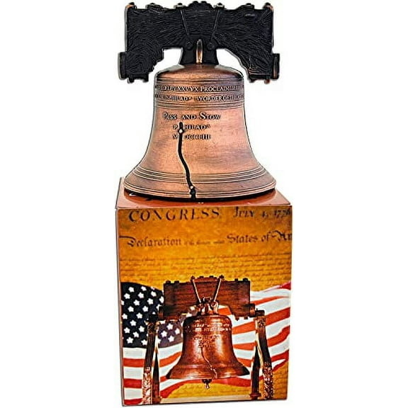 Diecast Bronze Philadelphia Liberty Bell 1.75 inch, Boxed