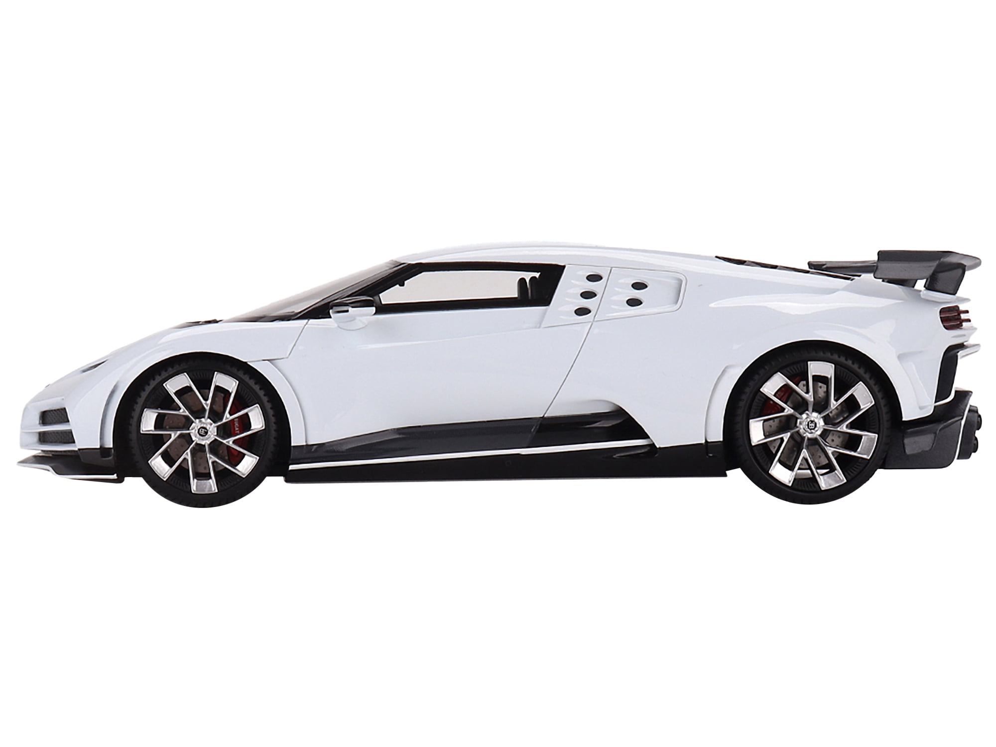 Diecast Bugatti Centodieci White 1/18 Model Car by Top Speed