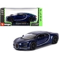 thumbnail image 1 of Diecast Bugatti Chiron Dark Blue Metallic "Plus" Series 1/32 Diecast Model Car by Bburago, 1 of 1