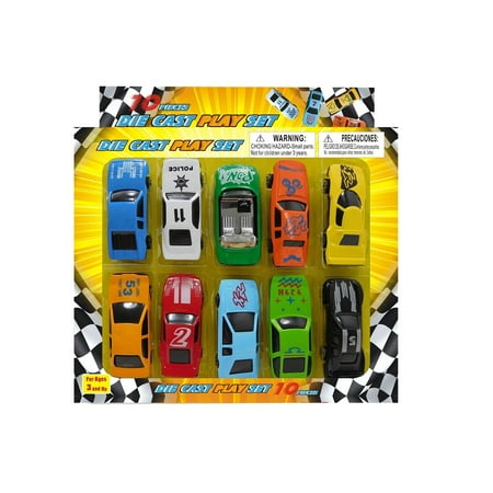 Diecast Car Collection(10 Piece Set) (96 Units Included)