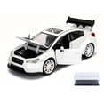 thumbnail image 1 of Diecast Car & Display Case Package - Mr. Little Nobody's Subaru WRX STI Fast & Furious F8 Fate of Furious, Glossy White - Jada 98296 - 1/24 Scale Diecast Model Toy Car w/Display Case, 1 of 3